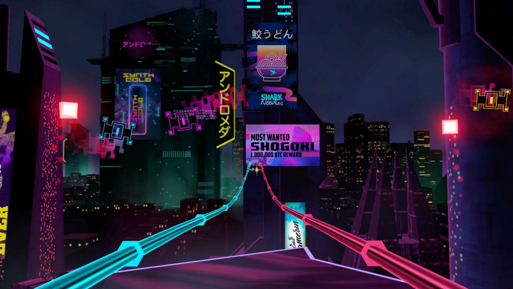This image has an empty alt attribute; its file name is Synth-Riders-3-1024x576.png